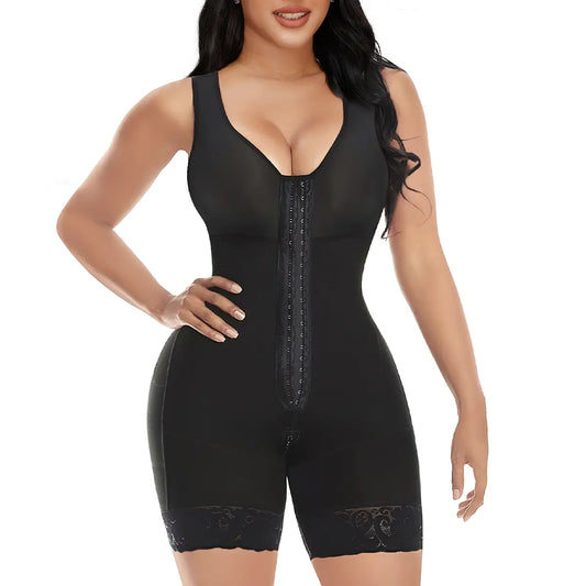 YIANNA Colombian Shapewear for Women - Tummy Control Full Body Shaper with Butt Lifting and Hook Closure